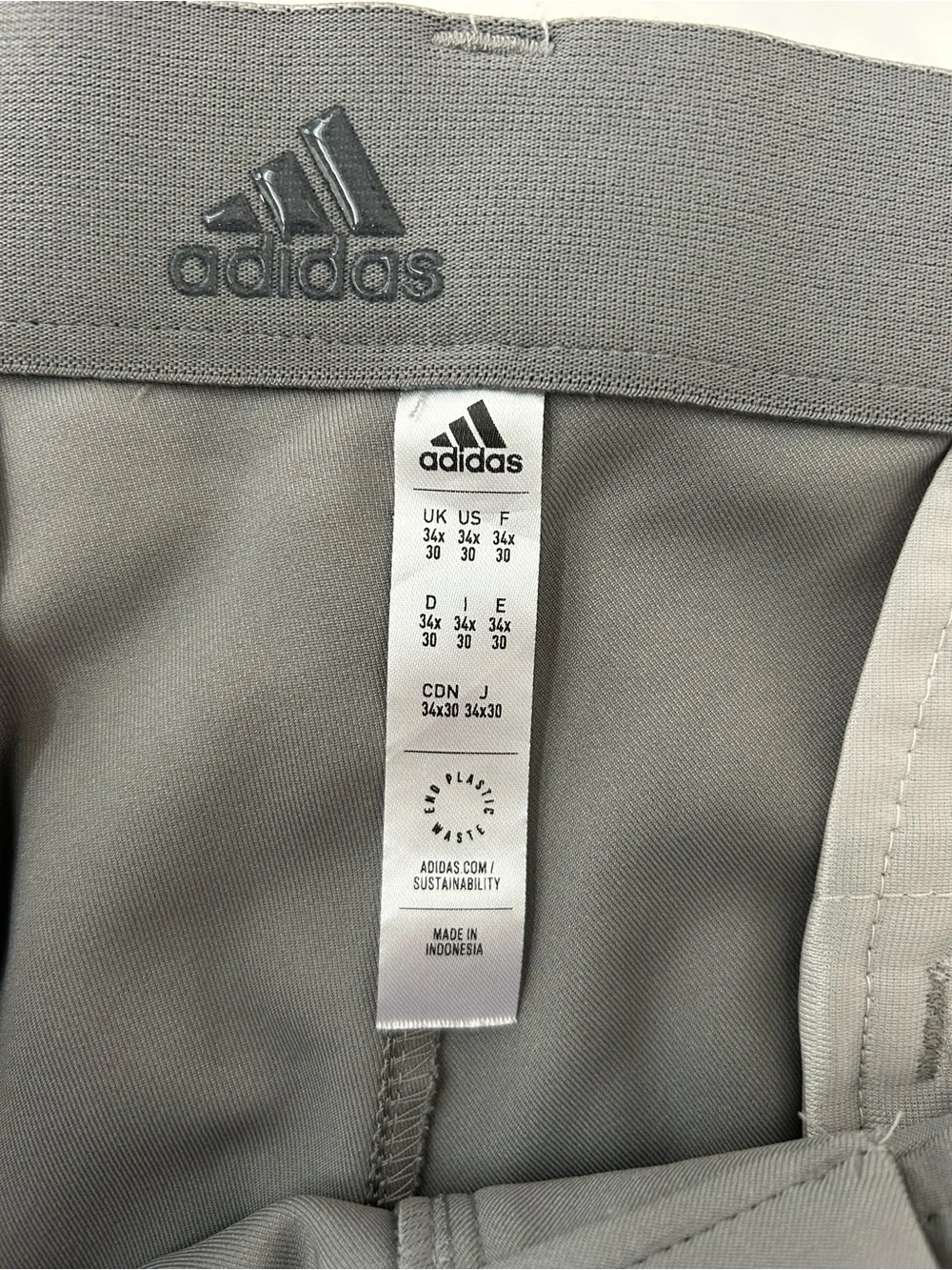 adidas Men's Gray Athletic Pants